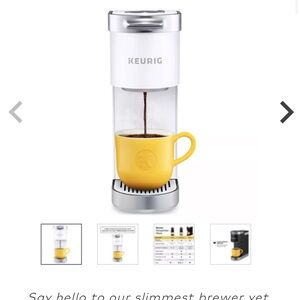 Keurig White Single-Serve Coffee Brewer
